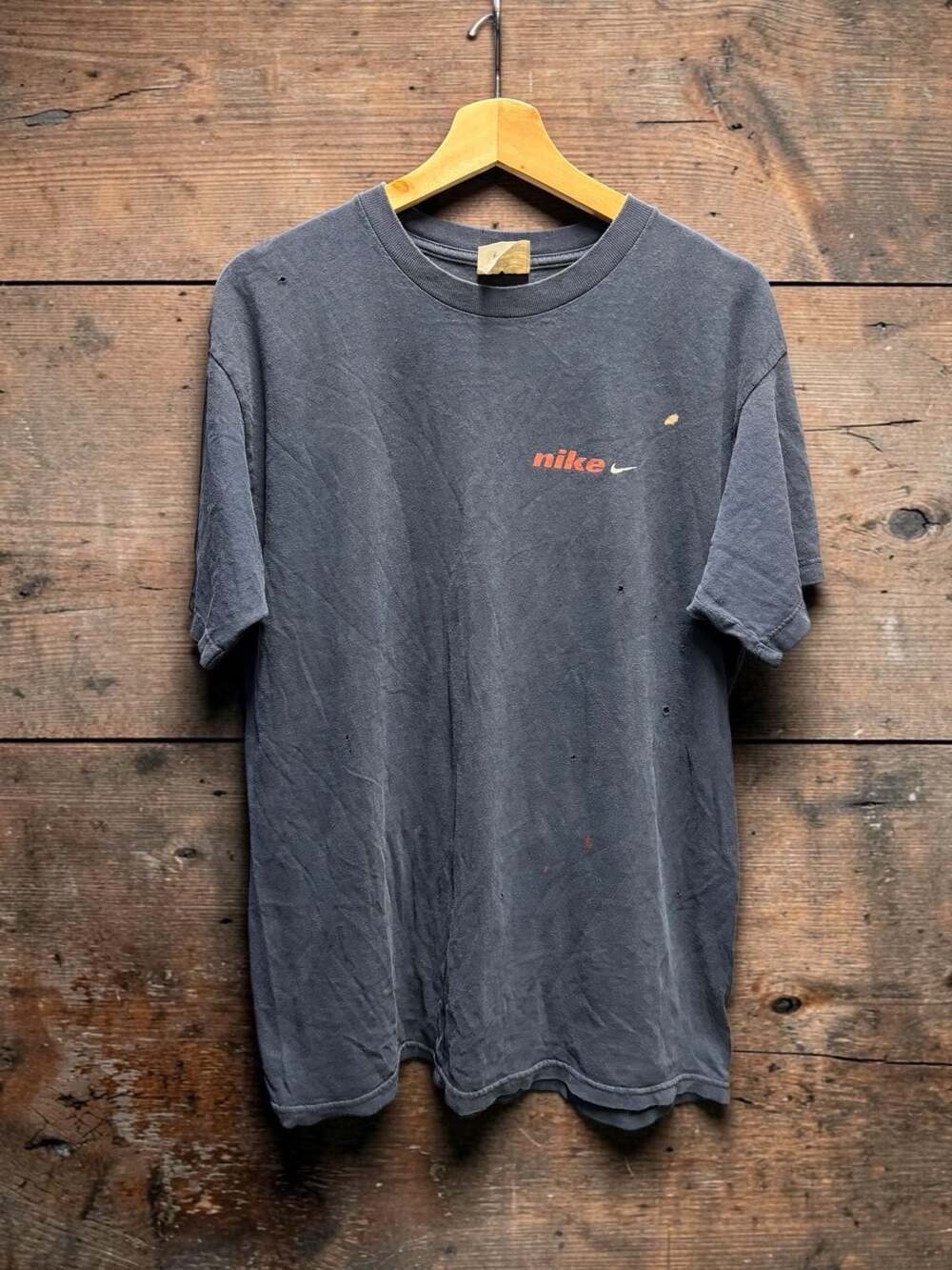 Vintage 90s Nike Authentic Athletics Est. 71 Distressed T-Shirt